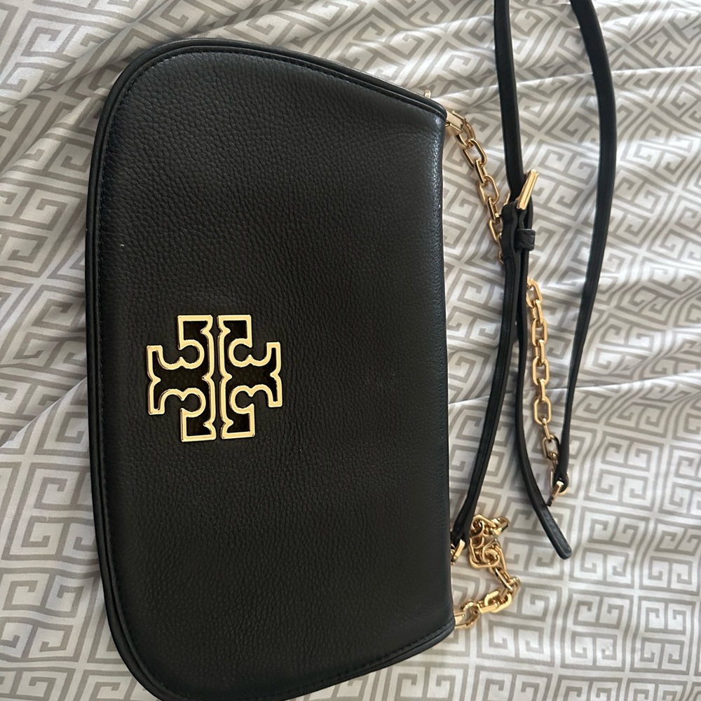 Tory Burch Black Leather Crossbody Bag